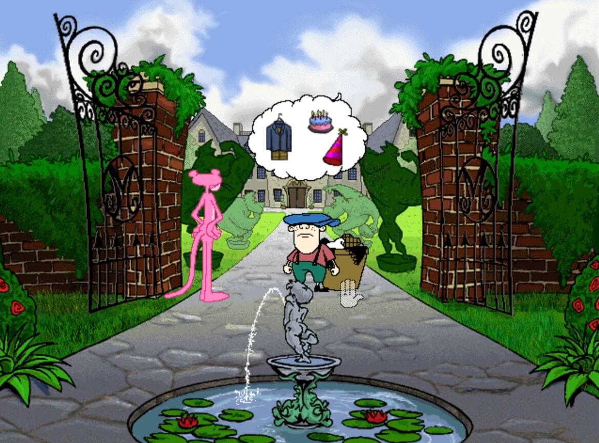 The Pink Panther Passport to Peril - геймплей игры Windows